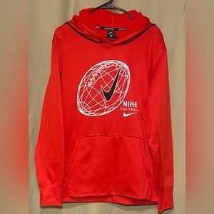 Nike Therma Dri-Fit Fleeced Lined Standard Fit Pullover Football Hoodie Size L